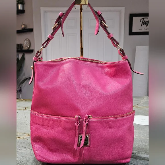 Dooney & Bourke Vibrant Pink Shoulder Bag - Picture 11 of 14
